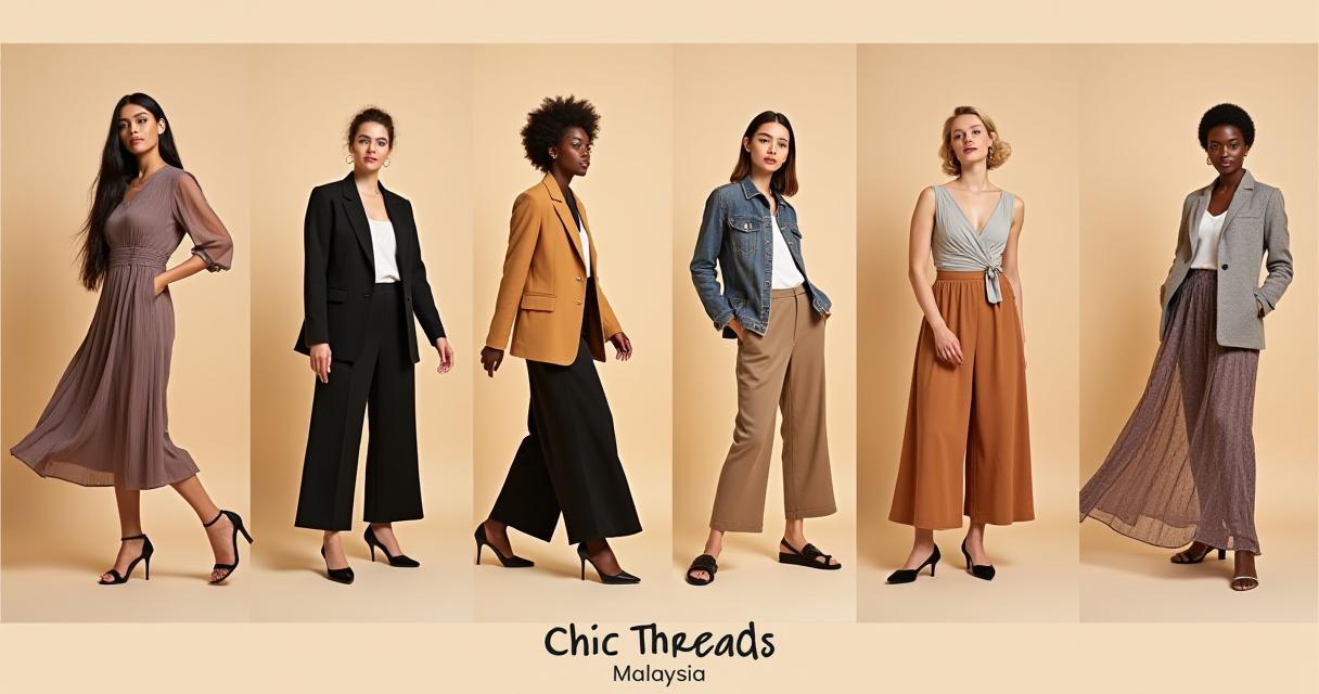 Chic Threads Malaysia fashion collection preview for social media